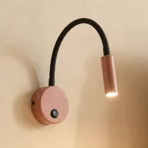 Wandlampe Lagos TK Lighting, dimmbar, rot, für Schlafzimmer, Metall, Wandleuchte, Wandlampe Innen