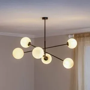 Deckenlampe Linear EMIBIG LIGHTING, dimmbar, schwarz, für Wohn- / Esszimmer, Metall, Modern, Deckenlampe