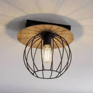 Deckenlampe Malin SIGMA, dimmbar, Holz hell, für Wohn- / Esszimmer, Holz, Modern, Deckenlampe