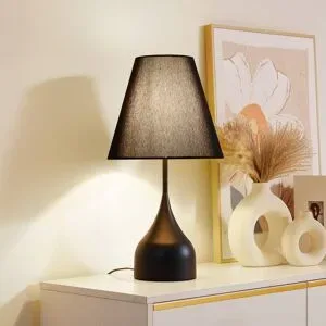 Tischlampe Luoti Lucande, schwarz, für Wohn- / Esszimmer, Metall, Modern, Tischlampe