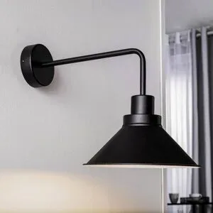 Euluna Wandlampe Craft I Nowodvorski Lighting, dimmbar, schwarz, für Wohn- / Esszimmer, Metall, Wandleuchte, Wandlampe Innen
