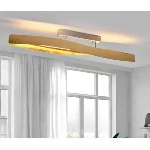 LED Deckenlampe Lian Quitani, dimmbar, messing / gold, für Wohn- / Esszimmer, Aluminium, Modern, LED Deckenleuchte