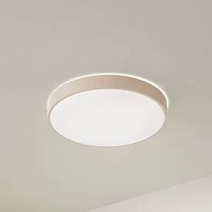 LED Deckenlampe Zylo Lindby, dimmbar, creme / amber, für Wohn- / Esszimmer, Kunststoff, LED Deckenleuchte