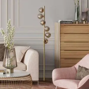 KARE Design - Stehleuchte Scala Balls Brass 160, One Size, Gold