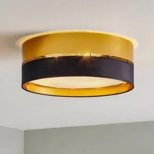 Deckenlampe Hilton TK Lighting, dimmbar, schwarz, für Wohn- / Esszimmer, Metall, Modern, Deckenlampe