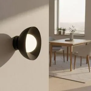 Wandlampe Bibi K1 EMIBIG LIGHTING, dimmbar, schwarz, für Wohn- / Esszimmer, Glas, Modern, Wandleuchte, Wandlampe Innen