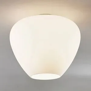 Deckenlampe Bibiane Lindby, dimmbar, weiß / opal, für Wohn- / Esszimmer, Glas, Modern, Deckenlampe