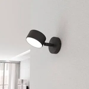 Wandstrahler Sora, Ausladung 15 cm, Metall Sora EMIBIG LIGHTING, dimmbar, schwarz, für Wohn- / Esszimmer, Metall, Modern, Strahler