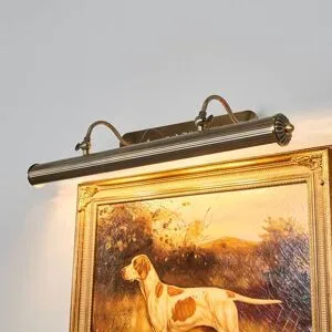 Lindby Bilderwandleuchte Joely, 73cm, messing, Metall, E14 Joely Lindby, dimmbar, bronze / altmessing, für Wohn- / Esszimmer, Metall, Antik, Wandleuchte, Wandlampe Innen