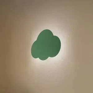 Wandlampe Cloud TK Lighting, dimmbar, grün, für Wohn- / Esszimmer, Metall, Junges Wohnen, Wandleuchte, Wandlampe Innen