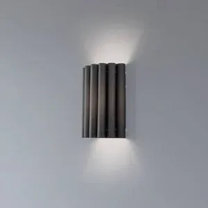 Wandlampe Aria Duolla, dimmbar, schwarz, für Wohn- / Esszimmer, Textil / Stoff / Seide, Wandleuchte, Wandlampe Innen
