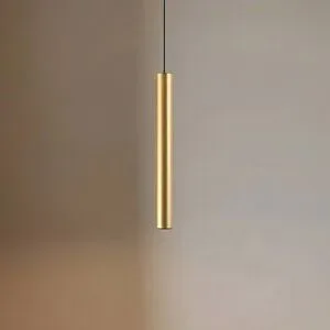 Lindby LED-Pendelleuchte Lumaro, gold, 27 cm, 48V, dimmbar Lumaro 48V Lindby,, messing / gold, für Wohn- / Esszimmer, Aluminium, Modern