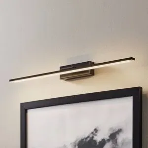 Wandlampe Miroir MCJ, schwarz, für Badezimmer, Aluminium, Modern, Wandleuchte, Wandlampe Bad