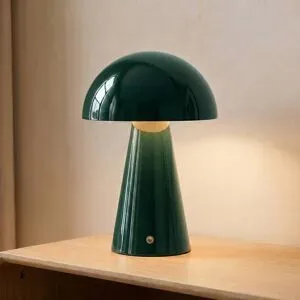 LED Tischlampe Nevijo Lindby, dimmbar, grün, für Wohn- / Esszimmer, Metall, Modern, LED Tischlampe