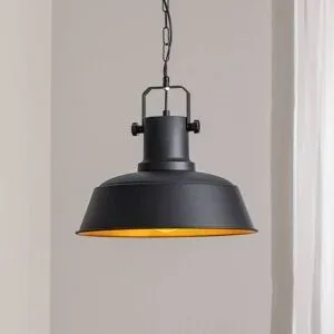 Hängelampe Orema ROYALTECH, dimmbar, schwarz, für Wohn- / Esszimmer, Metall, Vintage, Pendelleuchte