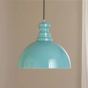 Hängelampe Kure Opviq, dimmbar, blau, für Küche, Metall, Modern, Pendelleuchte