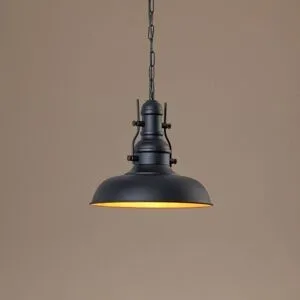 Hängelampe Nota ROYALTECH, dimmbar, schwarz, für Wohn- / Esszimmer, Metall, Vintage, Pendelleuchte