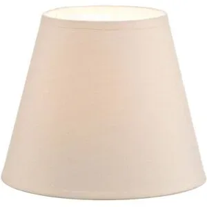 Lampenschirm Sofia Höhe 15,5 cm, ecru Duolla, creme / amber, Textil / Stoff / Seide