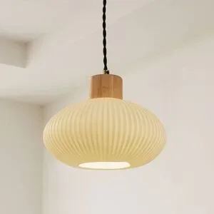 Hängelampe Paulie Lindby, dimmbar, weiß / opal, für Wohn- / Esszimmer, Keramik, Modern, Pendelleuchte