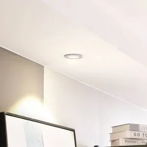 Arcchio LED-Downlight Lirin, weiß, 2.700K Lirin Arcchio, dimmbar, weiß / opal, für Wohn- / Esszimmer, Aluminium, Modern