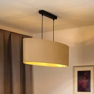 Hängelampe Idun Envostar, dimmbar, creme / amber, für Wohn- / Esszimmer, Modern, Pendelleuchte