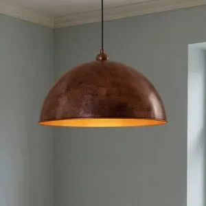 Hängelampe Casimir ROYALTECH, dimmbar, kupfer, für Wohn- / Esszimmer, Metall, Vintage, Pendelleuchte