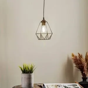 Hängelampe Jin Luminex, dimmbar, schwarz, für Wohn- / Esszimmer, Metall, Modern, Pendelleuchte