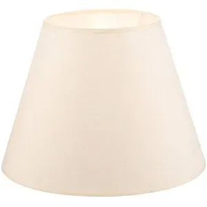 Lampenschirm Sofia Höhe 25 cm, ecru Duolla, creme / amber, Textil / Stoff / Seide