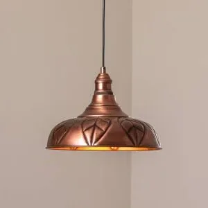 Hängelampe Saglam Opviq, dimmbar, kupfer, für Wohn- / Esszimmer, Metall, Pendelleuchte