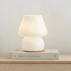 Tischlampe Andriana Lindby, weiß / opal, für Wohn- / Esszimmer, Glas, Modern, Tischlampe