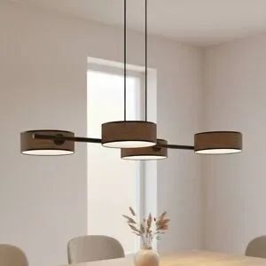Hängelampe Drumz 4 EMIBIG LIGHTING, dimmbar, braun / rost, für Wohn- / Esszimmer, Metall, Modern, Pendelleuchte