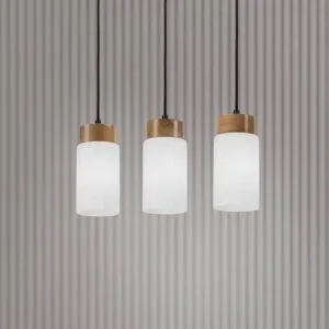 Glas Hängelampe Markus Lamkur, dimmbar, weiß / opal, für Wohn- / Esszimmer, Glas, Skandinavisch, Pendelleuchte
