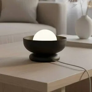 Tischlampe Ozzy LN1 EMIBIG LIGHTING, schwarz, für Wohn- / Esszimmer, Metall, Modern, Tischlampe