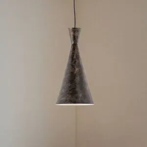 Hängelampe Tom Opviq, dimmbar, braun / rost, für Wohn- / Esszimmer, Metall, Junges Wohnen, Pendelleuchte