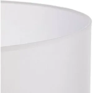 Lampenschirm Alba, Ø 40 cm, E27, weiß Alba HELAM, weiß / opal, für Wohn- / Esszimmer, Textil / Stoff / Seide