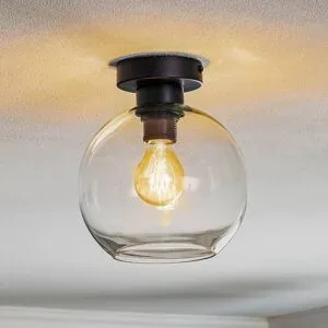 Deckenlampe Sofia Eko-Light, dimmbar, klar / transparent, für Wohn- / Esszimmer, Glas, Modern, Deckenlampe