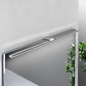 Wandlampe Triga MCJ, chrom / silber, für Badezimmer, Aluminium, Modern, Wandleuchte, Wandlampe Bad