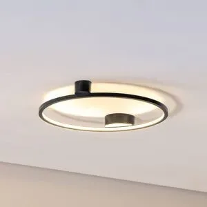 LED Deckenlampe Saturno Milagro Lighting, schwarz, für Wohn- / Esszimmer, Aluminium, Modern, LED Deckenleuchte