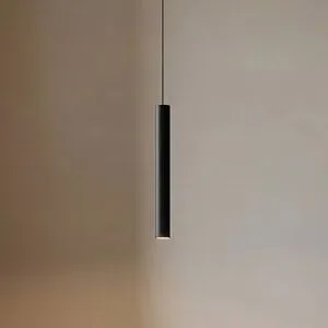 Lindby LED-Pendelleuchte Lumaro, schwarz, 27cm, 48V, dimmbar Lumaro 48V Lindby,, schwarz, für Wohn- / Esszimmer, Aluminium, Modern