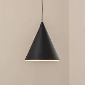 Hängelampe Form ALDEX, dimmbar, schwarz, für Wohn- / Esszimmer, Metall, Pendelleuchte