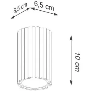Deckenlampe Karbon SOLLUX LIGHTING, dimmbar, messing / gold, für Wohn- / Esszimmer, Aluminium, Modern, Deckenlampe