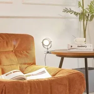 Klemmleuchte Jyla Lindby, weiß / opal, für Wohn- / Esszimmer, Metall, Modern, Klemmleuchte