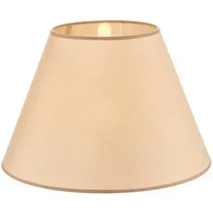 Lampenschirm Sofia Höhe 31 cm, veroni beige Duolla, creme / amber, Textil / Stoff / Seide