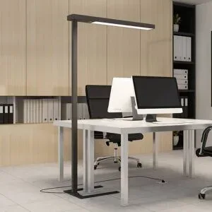 Stehlampe Susi Arcchio, dimmbar, schwarz, für Arbeitszimmer / Büro, Aluminium, Modern