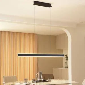 Hängelampe Philine Lucande, dimmbar, schwarz, für Wohn- / Esszimmer, Modern