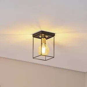 Deckenlampe Vox SIGMA, dimmbar, schwarz, für Wohn- / Esszimmer, Metall, Modern, Deckenlampe