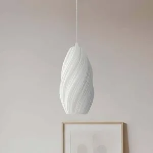 Hängelampe Nuvia Lindby, dimmbar, weiß / opal, für Wohn- / Esszimmer, Modern, Pendelleuchte