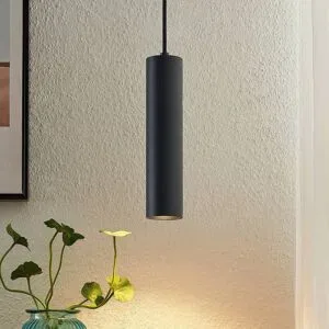 Hängelampe Neliyah PRIOS, dimmbar, schwarz, für Wohn- / Esszimmer, Metall, Modern, Pendelleuchte