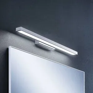 Wandlampe Alenia Lindby, chrom / silber, für Badezimmer, Aluminium, Modern, Wandleuchte, Wandlampe Bad