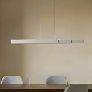 Hängelampe Torven Lucande, dimmbar, alu / grau / zink, für Wohn- / Esszimmer, Metall, Modern